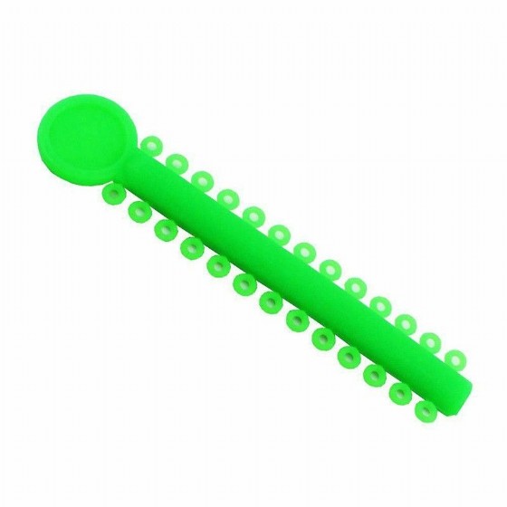 Magic Elastic Ligatures Modules Ties For Brackets Green 1000pcs