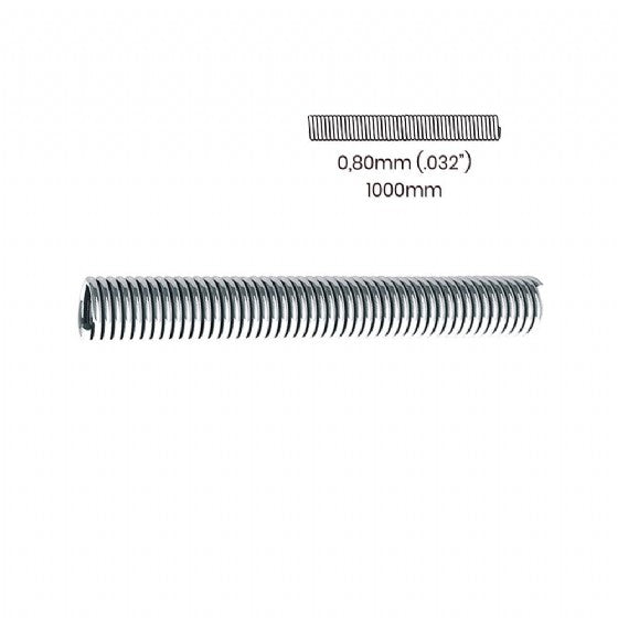 Morelli Closed Coil Spring Stainless Steel .008"x.032" Spool 1000mm