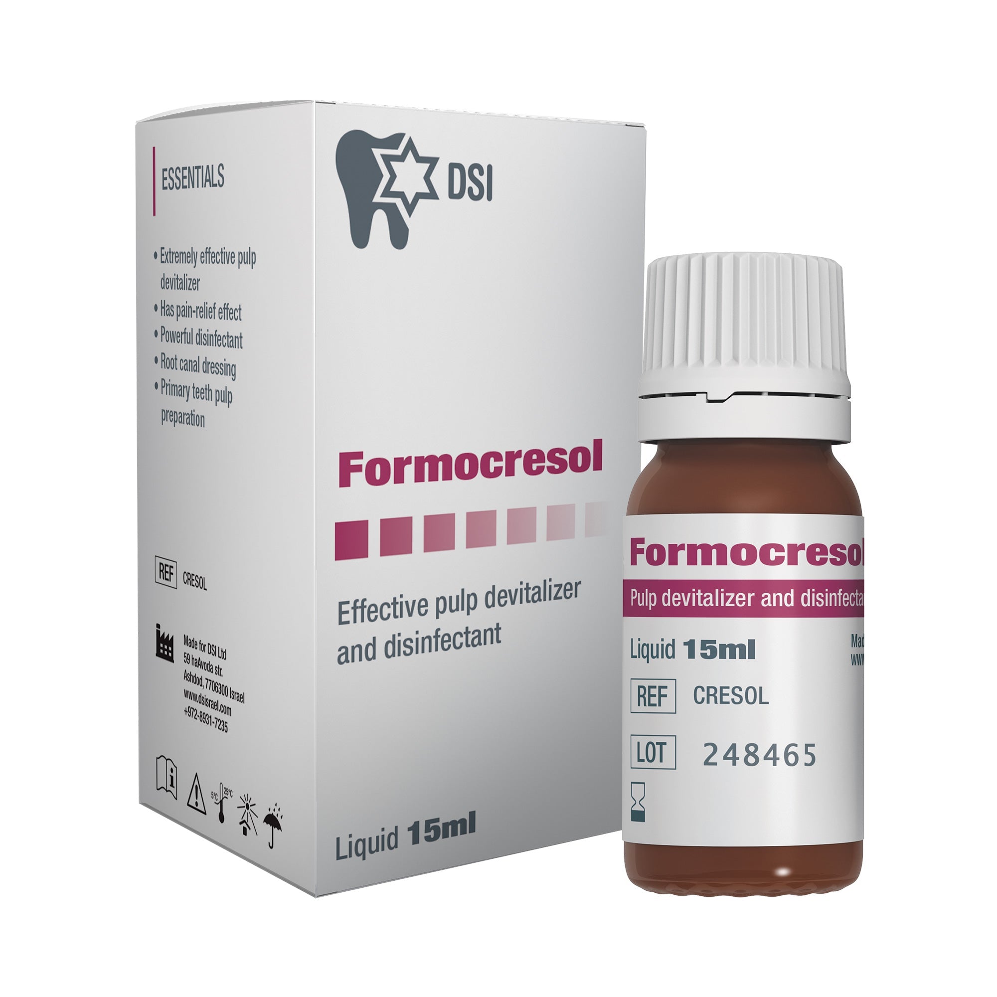 DSI Dental Formocresol For Root Canal And Pulpotomy Treatment DSI Dental Formocresol For Root Canal And Pulpotomy Treatment