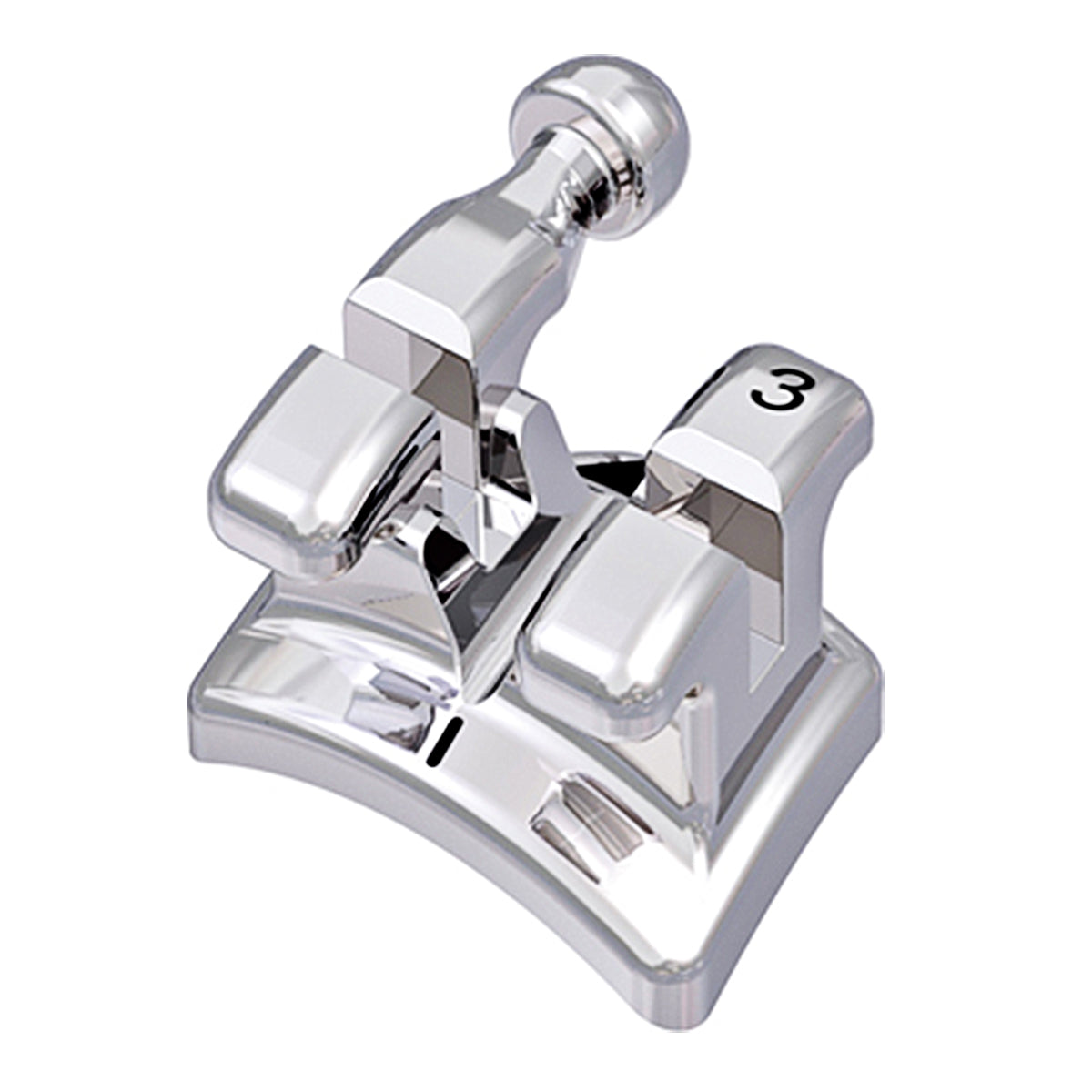 Dentaurum Discovery®, metal brackets, hook on cuspid, Roth 22 single case