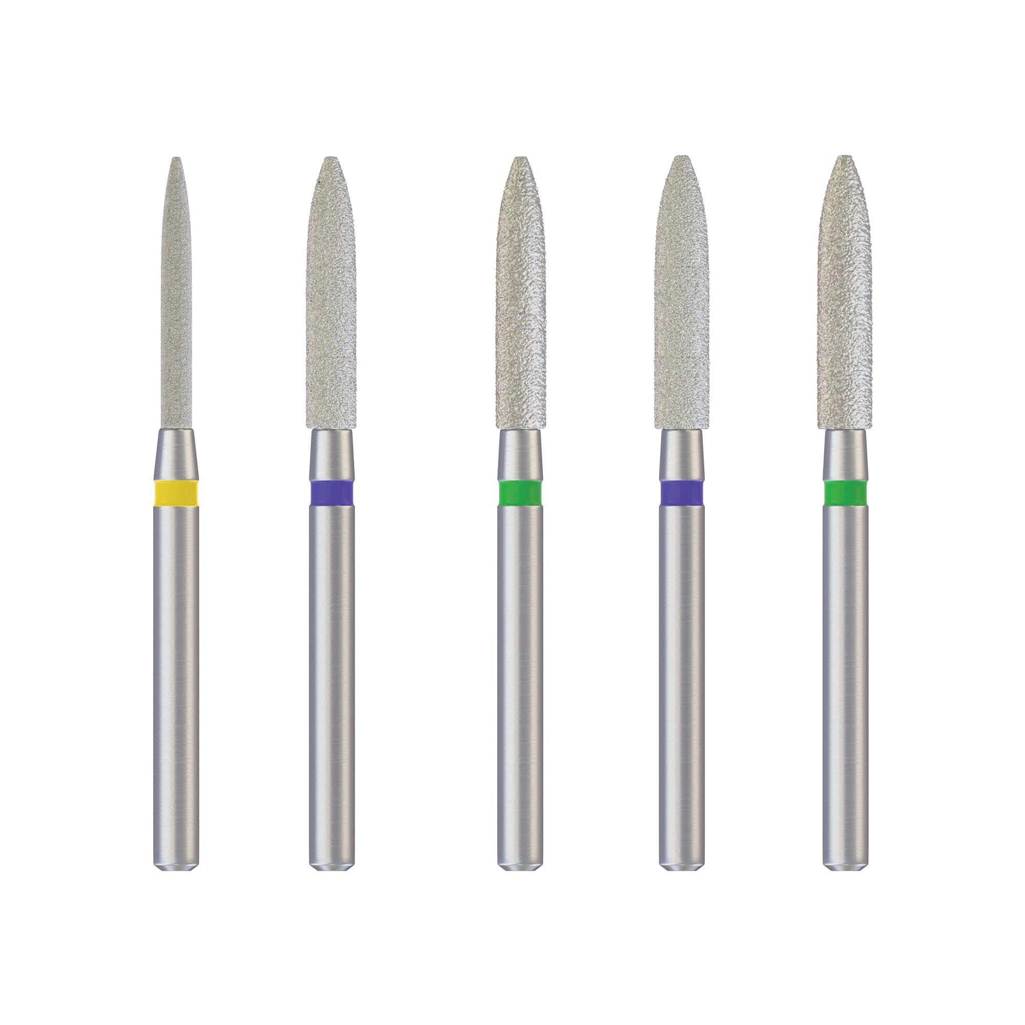 DSI Dental Diamond Burs Pointed Cylindrical (ISO-245) 22mm