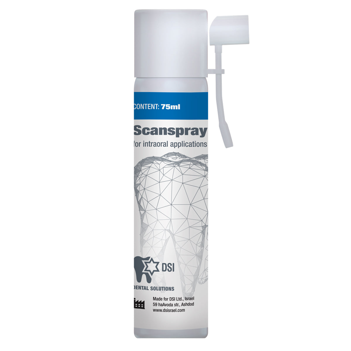 Digispry Injection DSI Scanspray for Intraoral Application 2.5oz 75ml